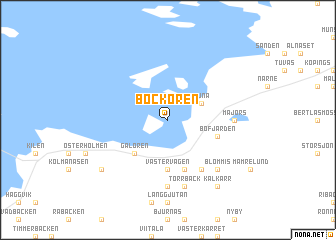 map of Bockören