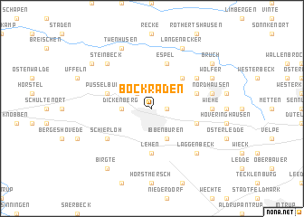 map of Bockraden