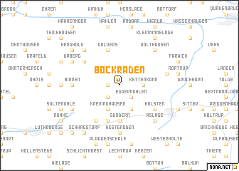 map of Bockraden