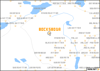 map of Bocksboda