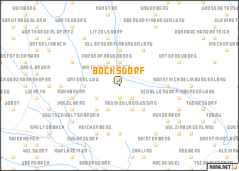 map of Bocksdorf