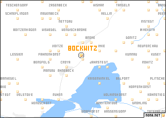 map of Böckwitz