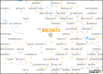 map of Bockwitz