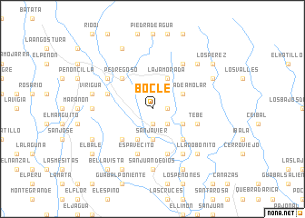 map of Boclé