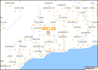 map of Boclod