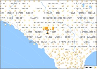 map of Boclo