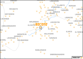 map of Bocono