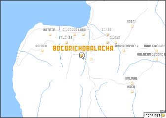 map of Bocoricho Balachá