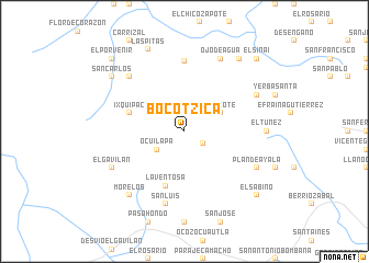 map of Bocotzica