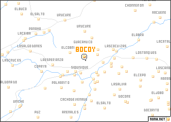 map of Bocoy