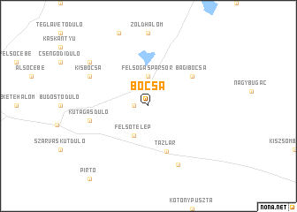 map of Bócsa