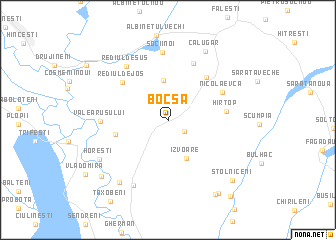 map of Bocşa