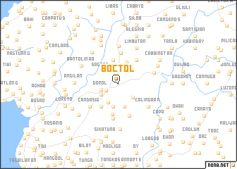 map of Boctol