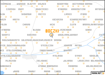 map of Boczki