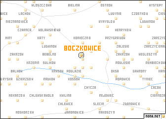 map of Boczkowice