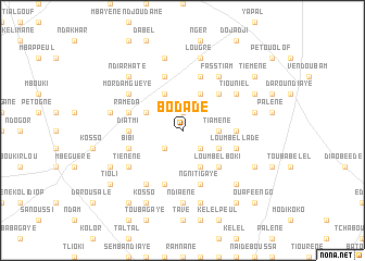 map of Bodadé