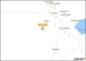 map of Bodāf