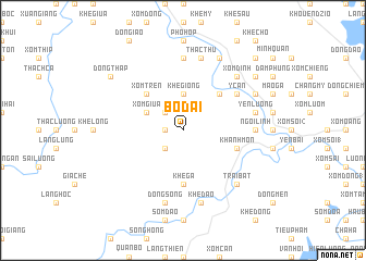 map of Bó Ðái