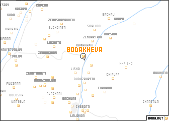 map of Bodakheva