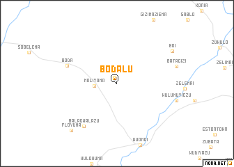 map of Bodalu