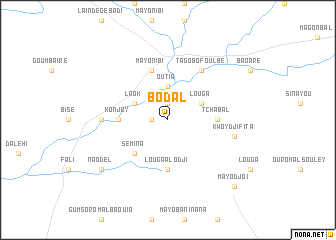 map of Bodal