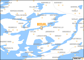 map of Bodal