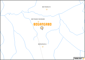 map of Bodangabo