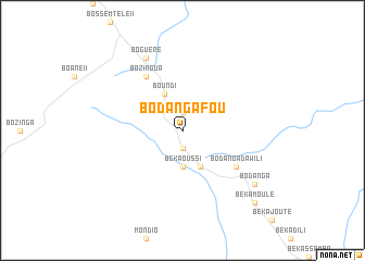 map of Bodangafou