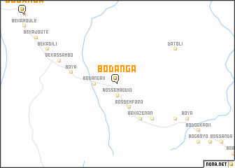 map of Bodanga