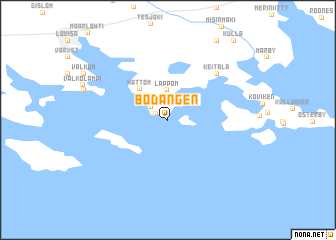 map of Bodangen