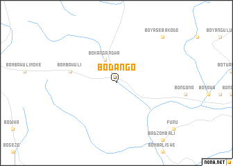 map of Bodango