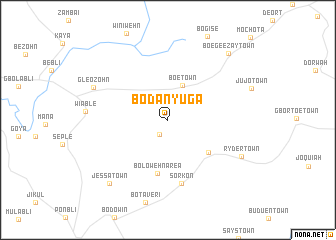 map of Bo Danyuga