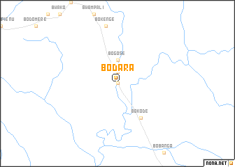 map of Bodara