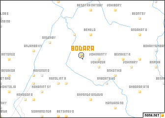 map of Bodara