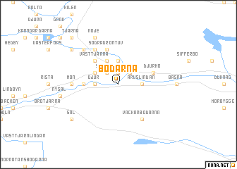 map of Bodarna