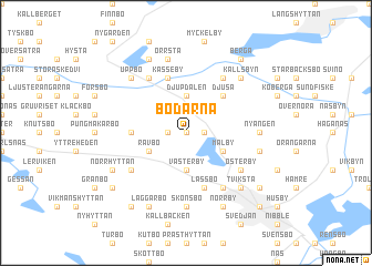 map of Bodarna