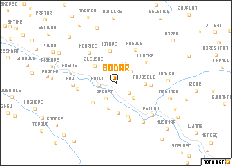 map of Bodar