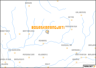 map of Bodaskarangjati