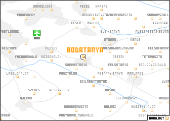 map of Bodatanya