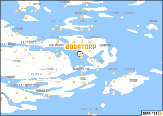 map of Bodatorp