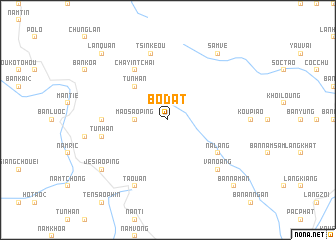 map of Bo Dat