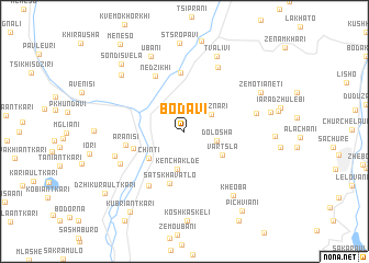 map of Bodavi