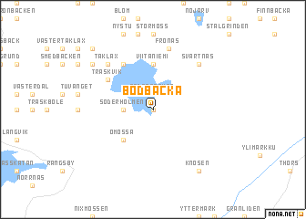map of Bodbacka
