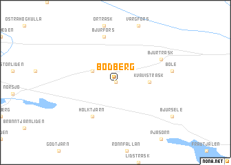 map of Bodberg