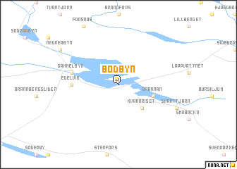 map of Bodbyn