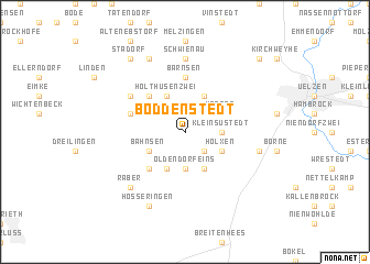 map of Böddenstedt