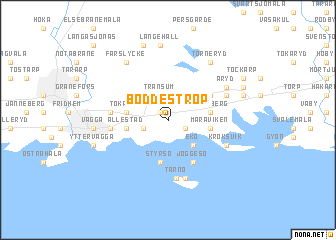 map of Boddestrop