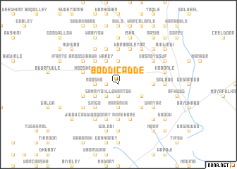 map of Boddi Cadde