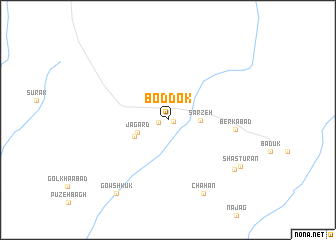 map of Boddok