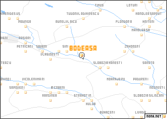 map of Bodeasa